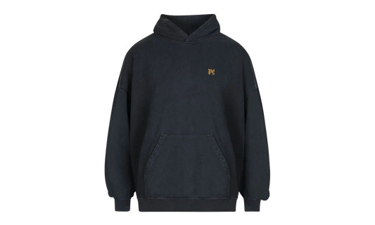 Back Burning Monogram Hoodie "Black" PMBB117R24FLE003