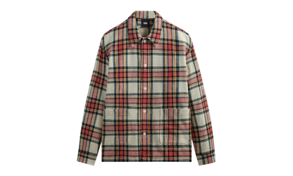 Plaid Boxy Collared Overshirt "Fame" KHM031333 678