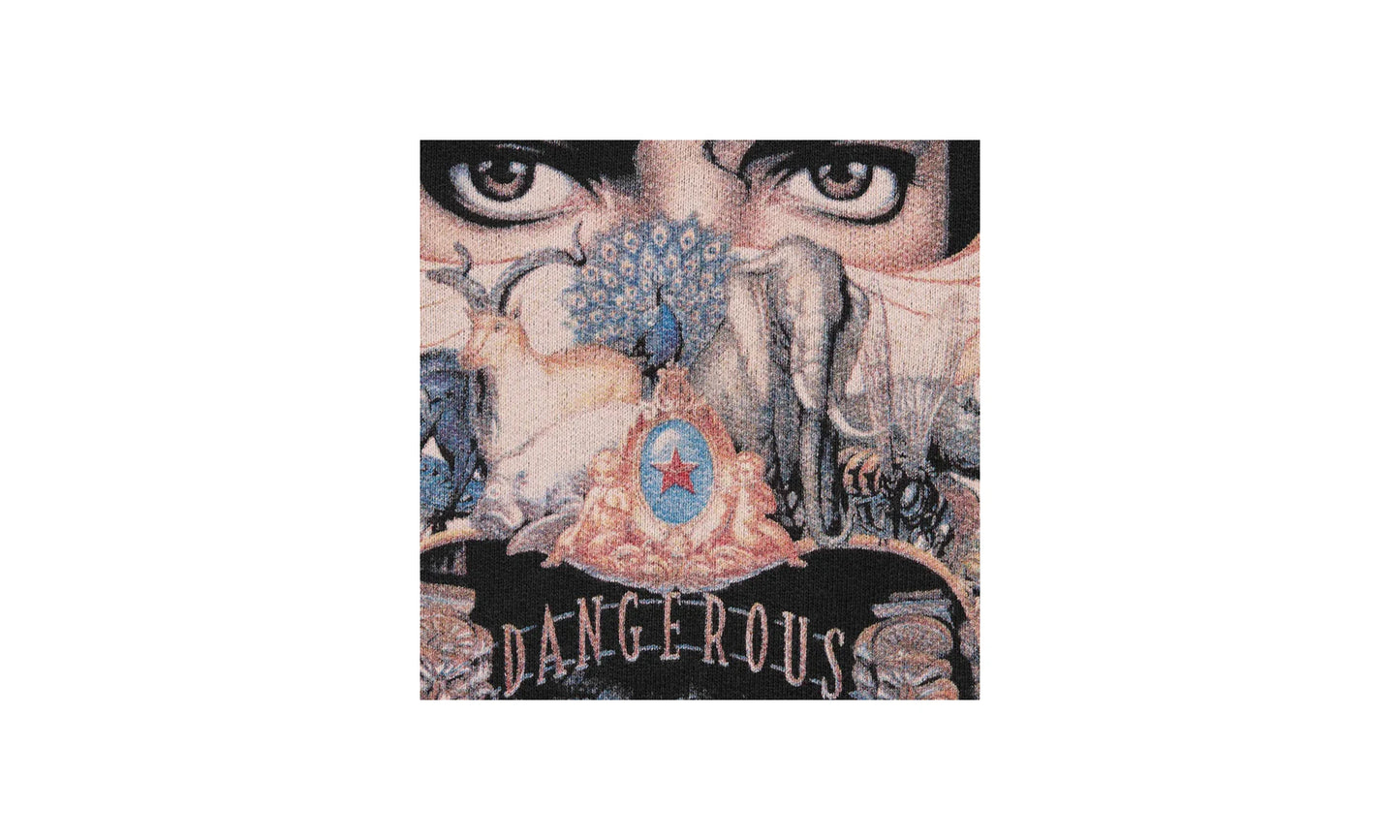 Michael Jackson® Dangerous ZipUp Hooded Sweatshirt "FW25 - Black" SU26848