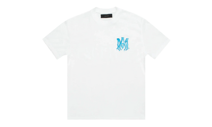 Amiri Watercolors Short Sleeve Tee Shirt "White" AWSSTSW