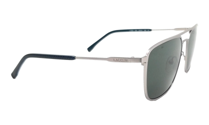 Rectangle Sunglasses "Matte Silver" L194S-035