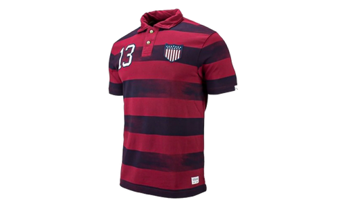 USA Covert Vintage Polo Shirt "Red / Obsidian" 543973 677