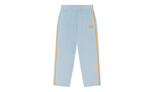 5Q Zip Velour Warmup Track Pants "Light Blue" DT434