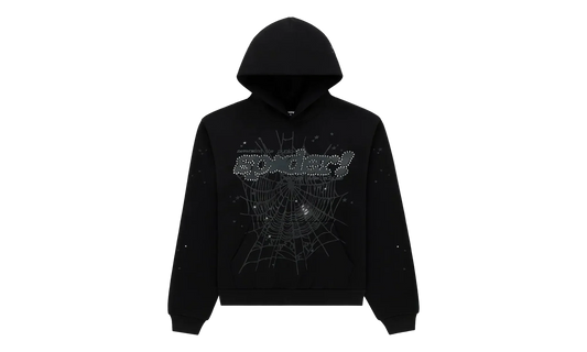 Rhinestone Punk V2 Hoodie "Black" SP5der337