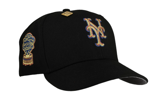 59FIFTY New York Mets 1964 All Star Game Fitted Hat "Black Gold Trim" NE444