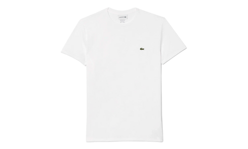 Crew Neck Pima Cotton Jersey T-shirt "White" TH6709 001