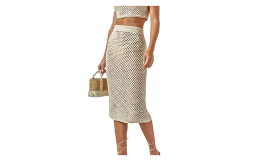 Rhea Midi Skirt "Beige" KITH43