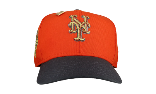 59FIFTY New York Mets 2000 World Series Fitted Hat "Orange / Gray" NE184