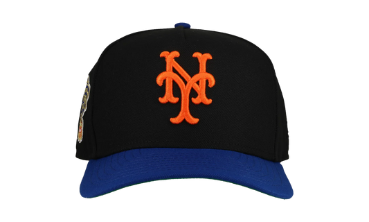 9FIFTY New York Mets 1964 World Series A Frame Snapback Hat "Black / Royal Blue" NE178