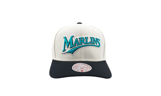 MLB Cooperstown Off Word Pro Snapback Cap "Miami Marlins - Off White" HP11517 FMAOFWH