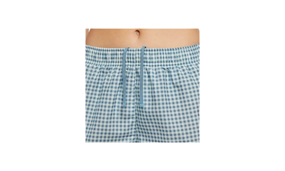 TEMPO GINGHAM RUNNING SHORTS WMNS"Blue" DH3067 424