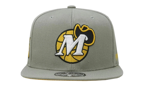 NBA Hardwood Classics Fitted Cap "Dallas Mavericks - Sunny Gray" 6HSFDX21134 DMAGREY