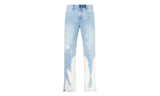 Denis Light Wash Splatter Jeans "Light Blue" MU24D678 B1104WTPSP