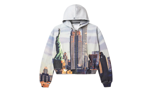 Vale Forever Skyline Zip Up Hoodie "NY Skyline'" VAL21