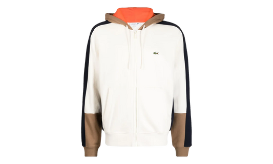 Colorblock Hoodie "White / Brown / Navy Blue" SH1301 RI2