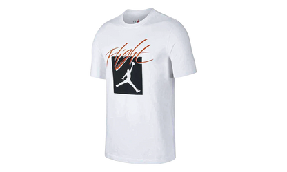 Air Jordan Jumpman Flight Short Sleeve Tee "White" AT8958 100