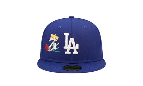 59Fifty MLB Los Angeles Dodgers Crown 7X Champs Fitted Hat "Blue" 60243481