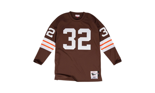 NFL Jim Brown Authentic Jersey "1964 Cleveland Browns - Brown" AJY6CP18021 CBRBROW64JBW