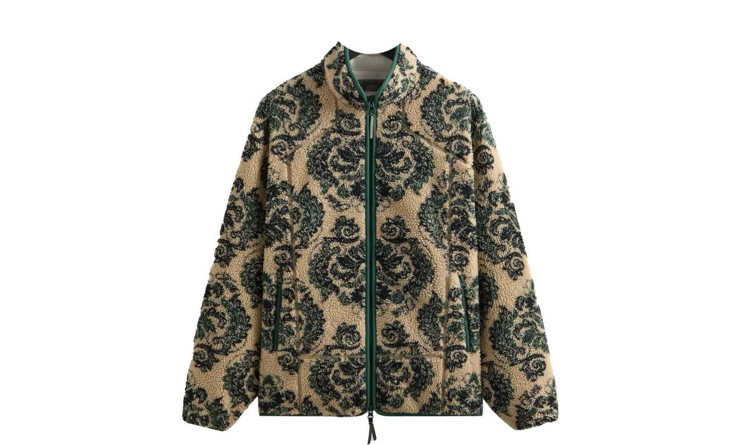 Damask Floral Sherpa Harper Jacket "Eternal" KHM010821 246