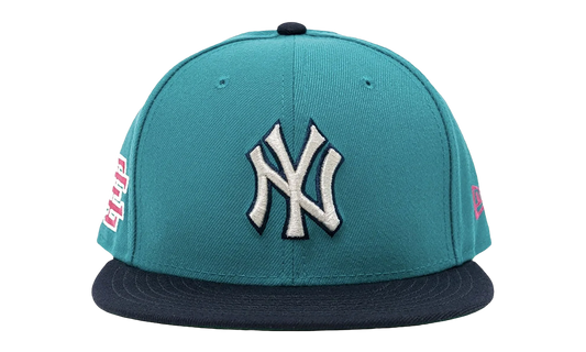 59FIFTY MLB NY YANKEES FITTED HAT "ERIC EMANUEL - Green/ Navy" EE431
