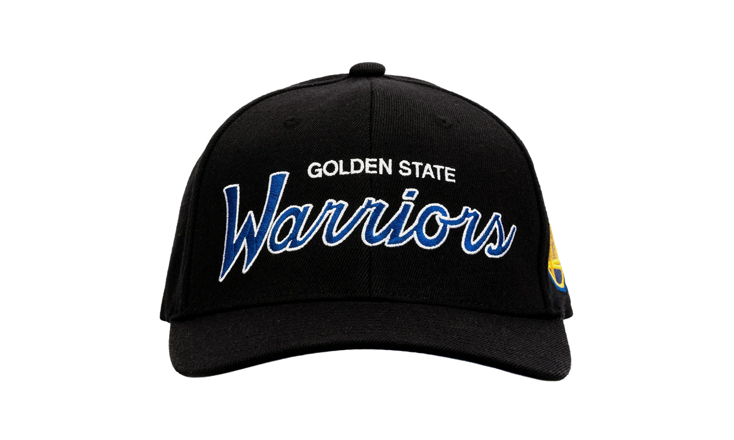 NBA Team Script 2.0 Stretch Snapback Cap "Golden State Warriors - Black" HHSS3281 GSWYYPPPBLCK