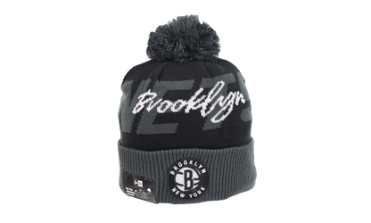 Brooklyn Nets Cuffed Knit Pom Beanie "Black / Grey" 60267468