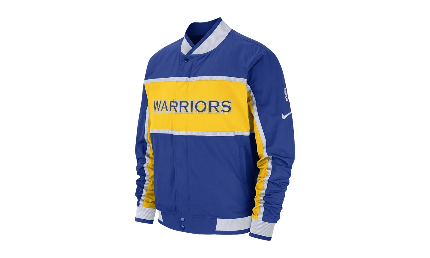 NBA Golden State Warriors Courtside Icon Jacket "Rush Blue" AJ9151 495