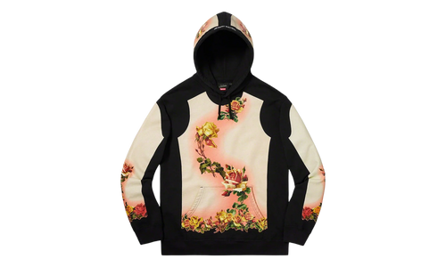 Jean Paul Gaultier® Floral Print Hoodie "SS19 - Black" SU26927