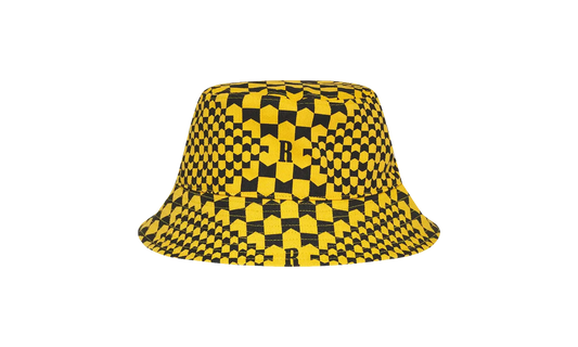 Checkered Monogram Bucket Hat "Yellow/Black" FW22HA06012981