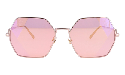 Hexagon Sunglasses "Rose Gold" MCM126S-780