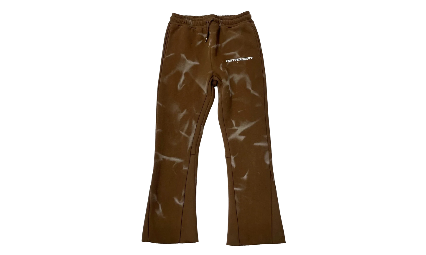 Flare Sweatpants "Brown" RET036