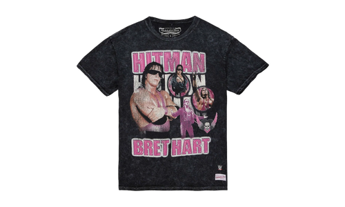 WWE Hart Forever Tee "Bret “Hitman” Hart - Black" TP2567 TTTBLCK