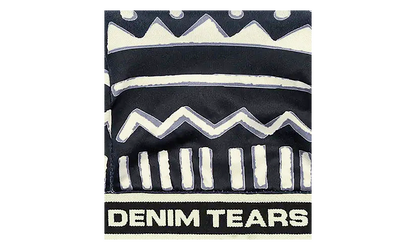 5Q Mudcloth Skully Hat "Black" DT432