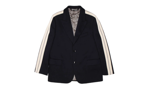 Single Breasted Side Stripe Blazer "Navy" PMEN016F21FAB0014637