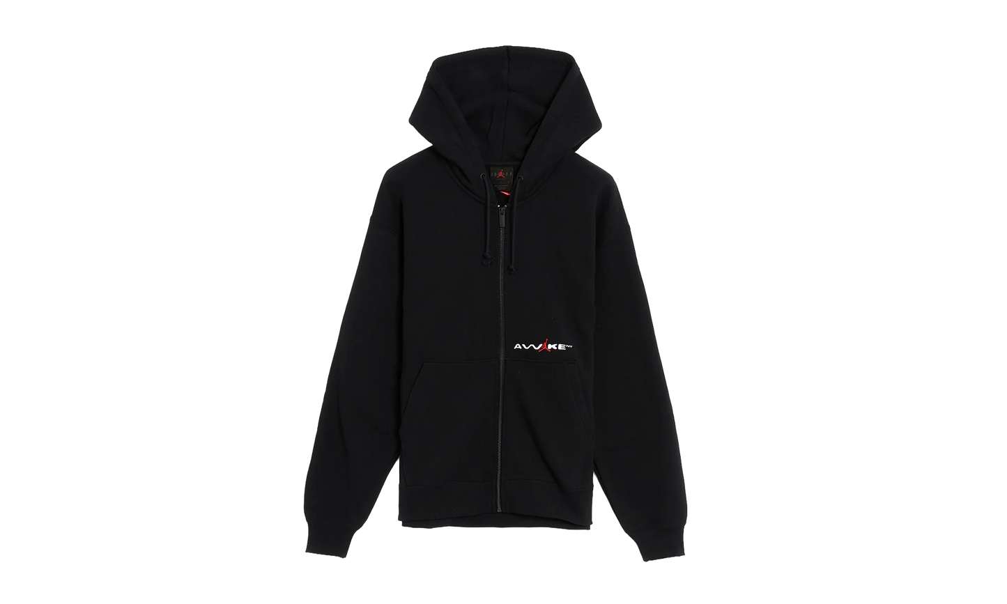 Jordan x Awake NY Full-Zip Fleece Hoodie "Black" IB7288 010