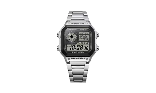 Heritage 1200 Digital "Silver/Black" AE1200WHD 1A