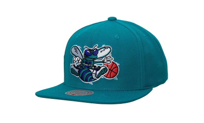 NBA Hardwood Classics Team Ground 2.0 Snapback Cap "Charlotte Hornets - Teal" HHSS3258 CHOYYPPPTEAL