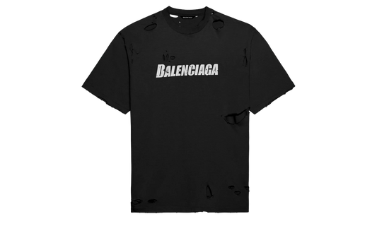 Destroyed Caps Logo Short Sleeve Tee "Black" 651795TKVB81070