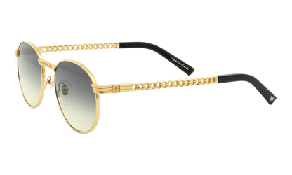 Miami Vice Cuban Link Edition 24KT "Yellow Gold / Black / Green Gradient" CLMV2 0001 16C6