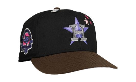 59FIFTY Houston Astros 45th Anniversary Fitted Hat "Black / Walnut / Purple" NE127