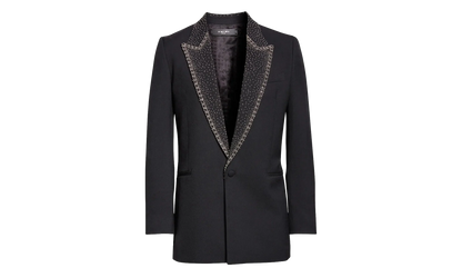 Beaded Tuxedo Jacket "Black" MJR003 001
