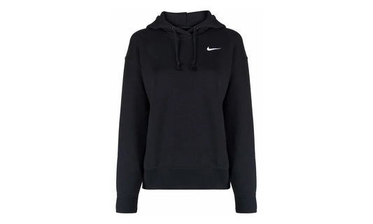 Sportswear Fleece Oversized Fit Hoodie WMNS "Black / White" CZ2590 010