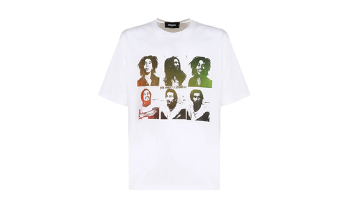 Bob Marley Postcards T-shirt "White" S71GD1273S23009100