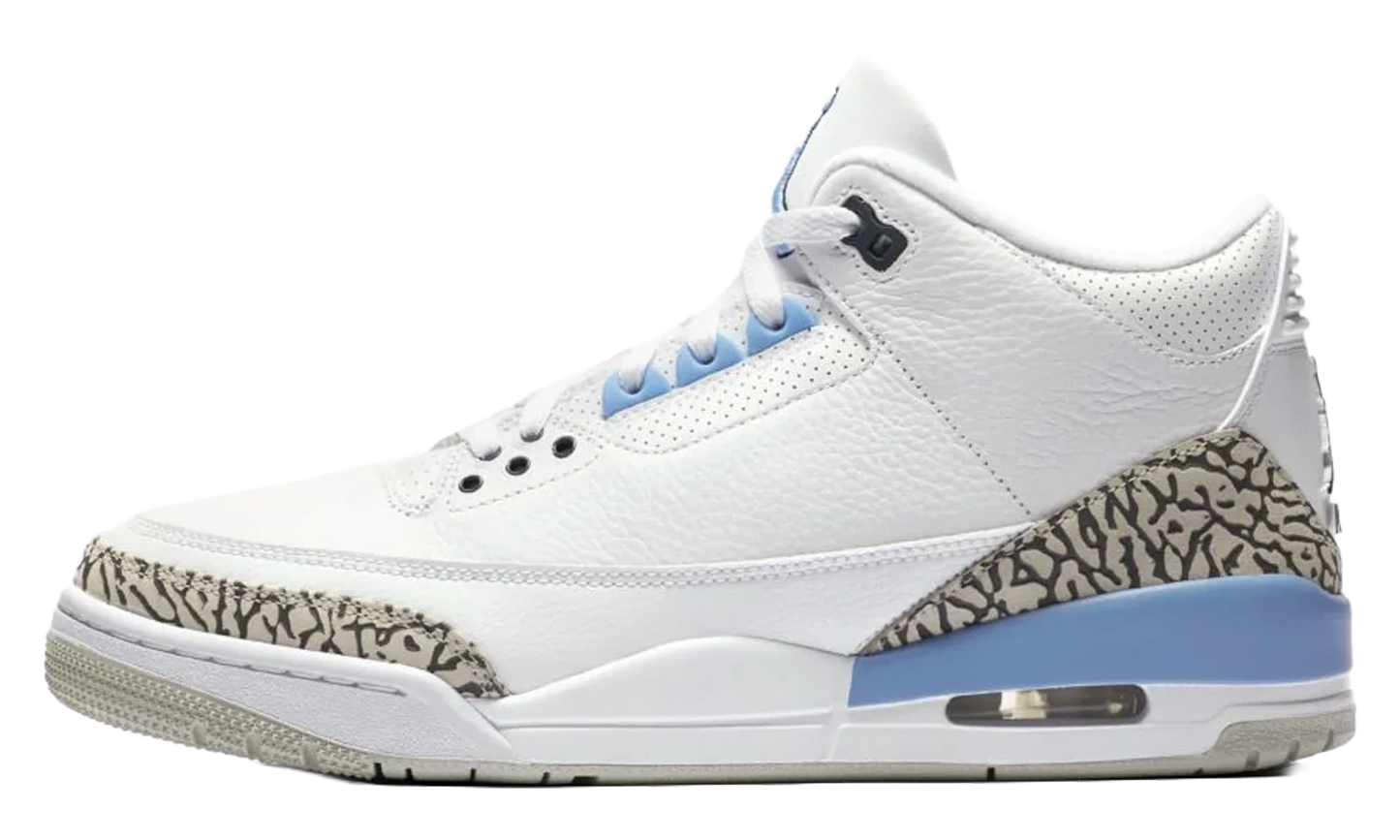 Jordan 3 "UNC Tarheels PE" AJ3 838936