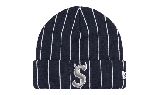 New Era Devil S Logo Beanie "SS26 - Stripe Navy" SU27488