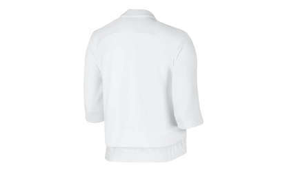 Tech Fleece Splatter Crop Zip Jacket WMNS "White / Grey" 803012 100
