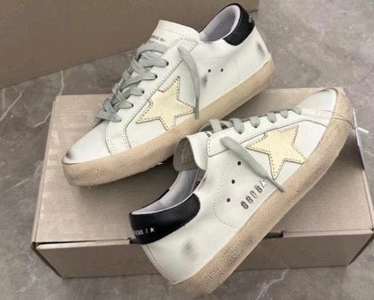 Superstar Low Top Trainers Wht/Blue Star