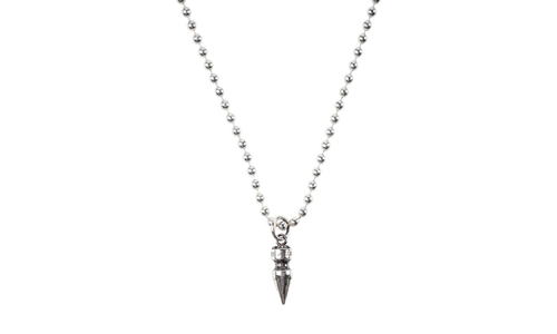 Rivet Bullet Pendant 925 Necklace "Sterling Silver" CHRM0903