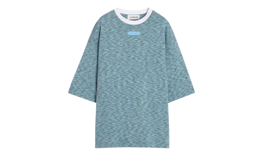 KNIT T-SHIRT "BLUE CHINÉ" RM TS0026 J098 P24 474