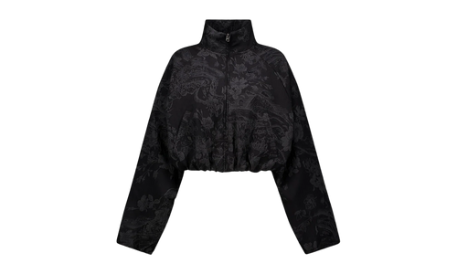 Sportswear Collection Oversized Jacquard Track Jacket WMNS "Black / Anthracite / Black" HF9579 010